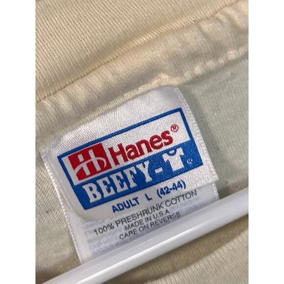 Vintage Hanes Beefy Patriotic Print Patchwork Reversible Shirt Vest Set L/M cat - Picture 2 of 16